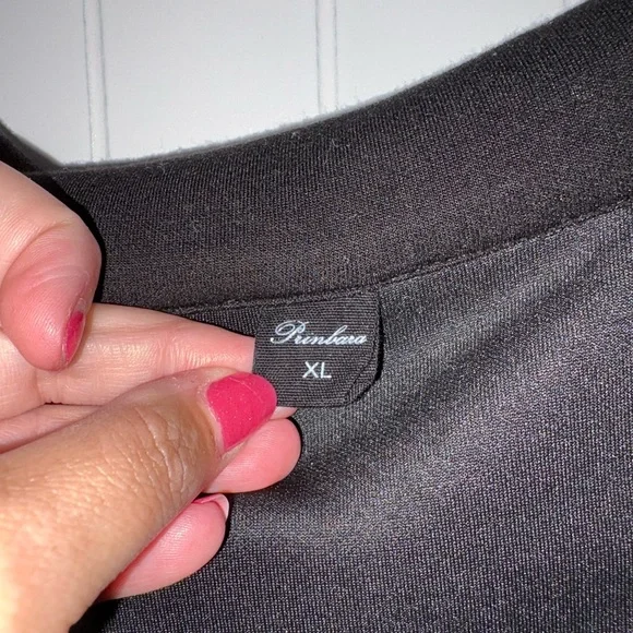 XL Black Sweatsuit in Scuba style material - Picture 4 of 6